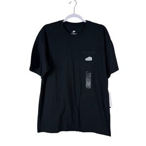 NWT Nike Mens Small Sportswear Max90 Cortez Sneaker Patch‎ Graphic T Shirt Black
